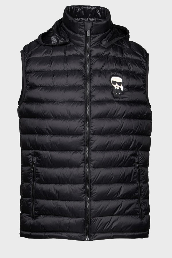 ΑΜΑΝΙΚΟ ΜΠΟΥΦΑΝ KARL LAGERFELD - 990 ΜΑΥΡΟ